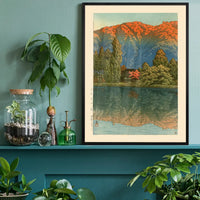 Morning at Ao Marsh, Ura Heights Print by Hasui Kawase