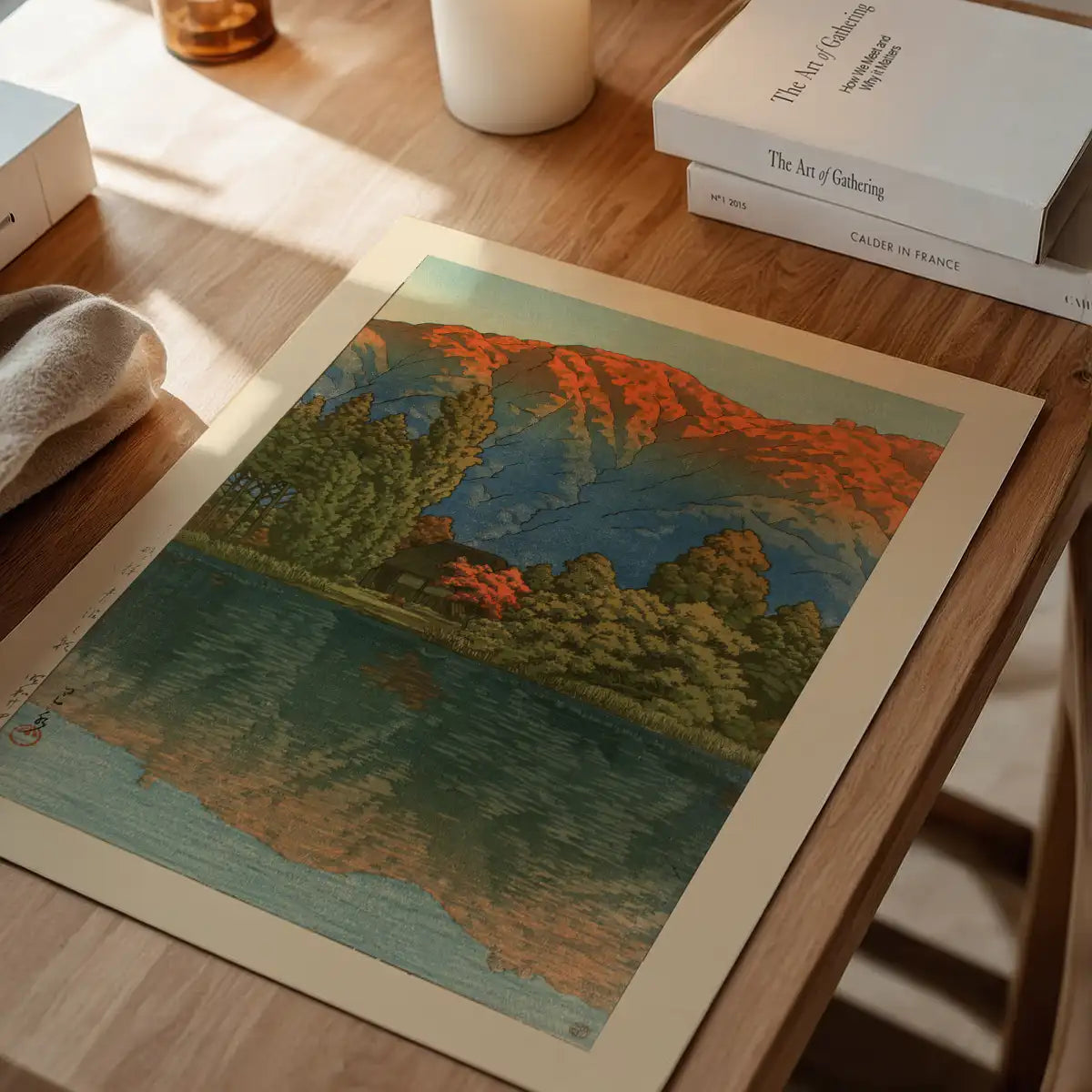 Morning at Ao Marsh, Ura Heights Print by Hasui Kawase