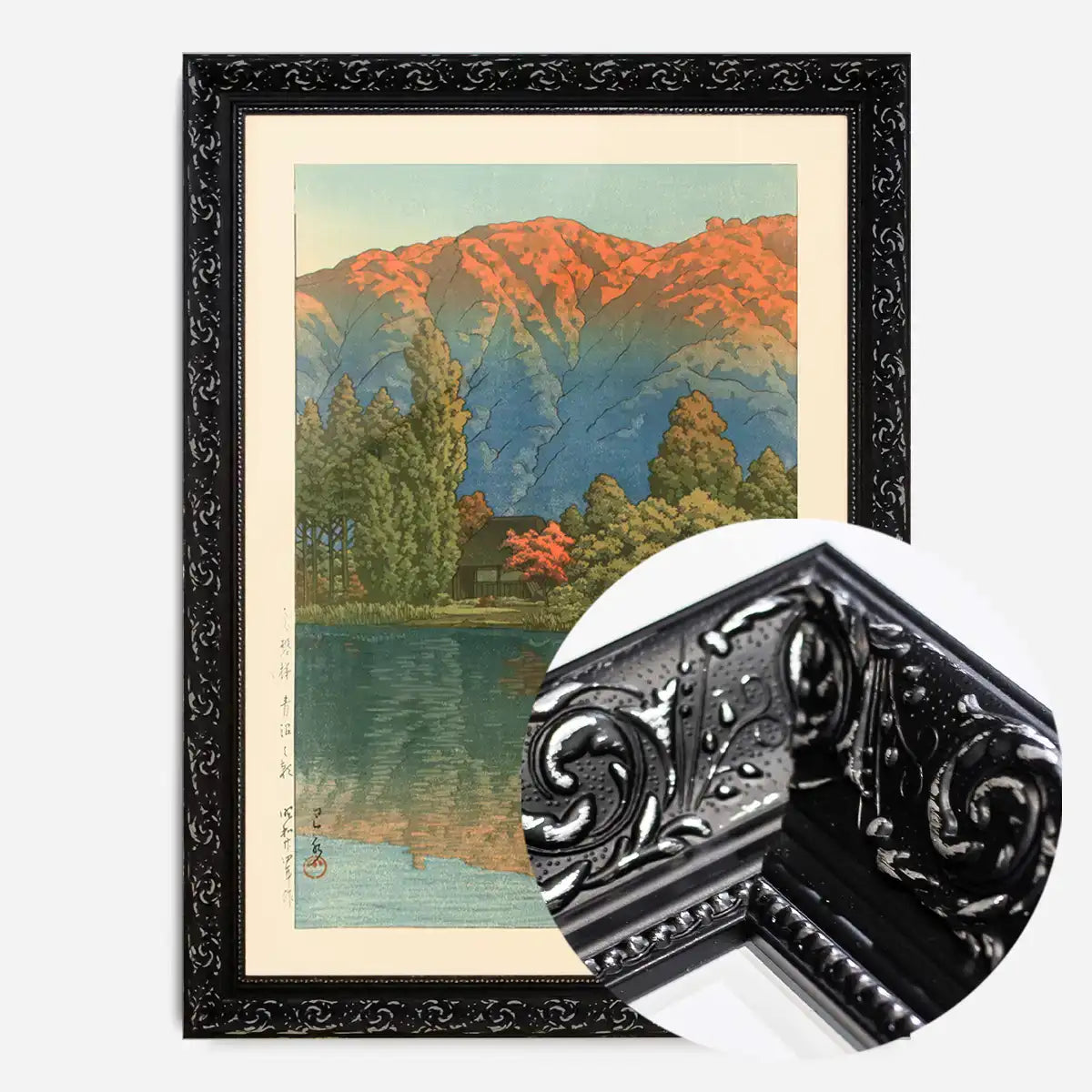 Morning at Ao Marsh, Ura Heights Print by Hasui Kawase