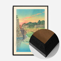 Morning at Niju Bridge Print by Hasui Kawase