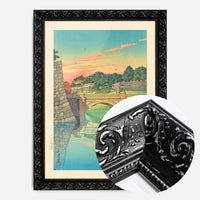 Morning at Niju Bridge Print by Hasui Kawase