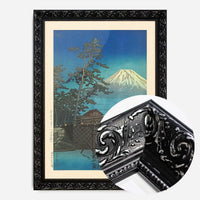Mt. Fuji in Moonlight and Kawaibashi Bridge Print by Hasui Kawase