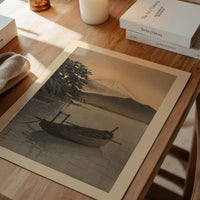 Nagahama Beach in Mito Print by Hasui Kawase