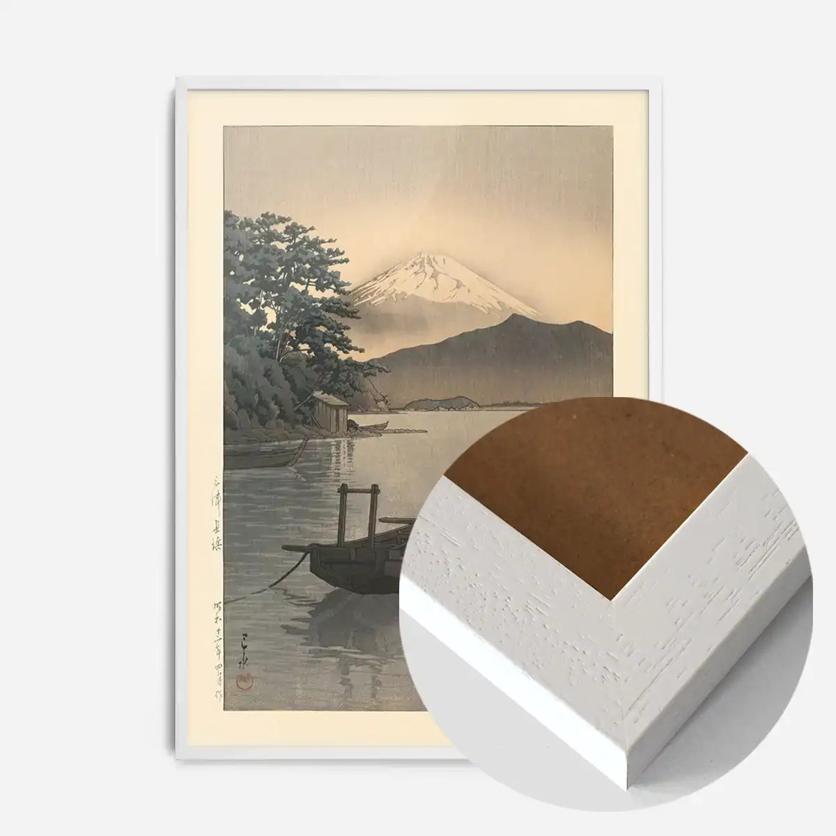Nagahama Beach in Mito Print by Hasui Kawase
