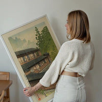 Sakunami Hot Springs Print by Hasui Kawase