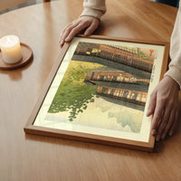 Sakunami Hot Springs Print by Hasui Kawase
