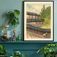 Sakunami Hot Springs Print by Hasui Kawase