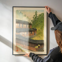 Sakunami Hot Springs Print by Hasui Kawase
