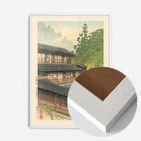 Sakunami Hot Springs Print by Hasui Kawase