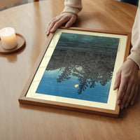 Sanpoji Pond, Shakujii Print by Hasui Kawase