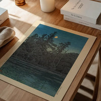 Sanpoji Pond, Shakujii Print by Hasui Kawase