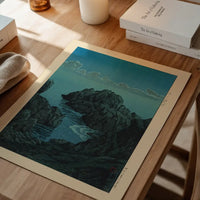Shinkubo, Hachinohe Print by Hasui Kawase