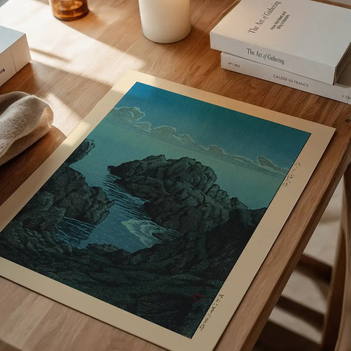 Shinkubo, Hachinohe Print by Hasui Kawase
