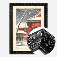 Snow at Kiyomizu Hall in Ueno Print by Hasui Kawase