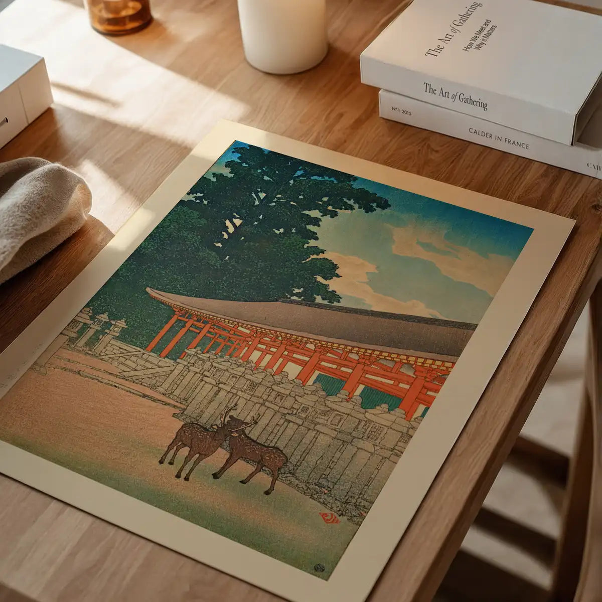 The Kasuga Shrine in Nara Print by Hasui Kawase