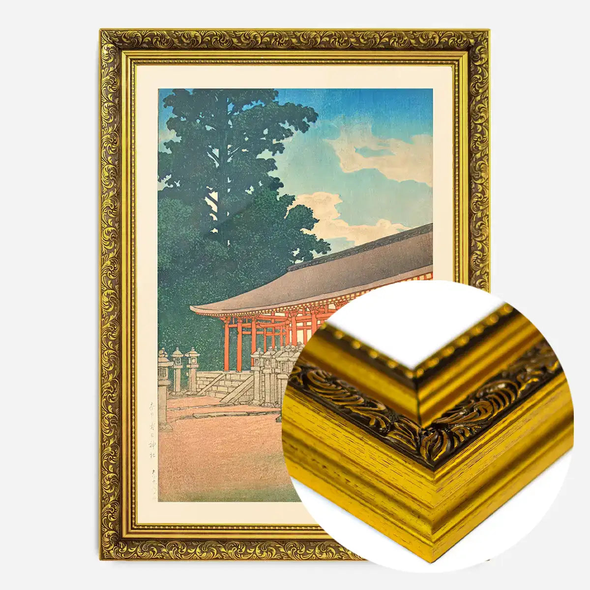 The Kasuga Shrine in Nara Print by Hasui Kawase