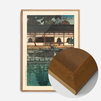 A Section of Byodo-in Temple, Uji Print by Hasui Kawase