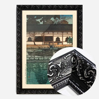 A Section of Byodo-in Temple, Uji Print by Hasui Kawase