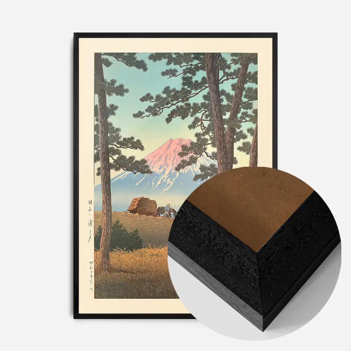 Evening at Tagonoura Print by Hasui Kawase
