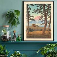 Evening at Tagonoura Print by Hasui Kawase
