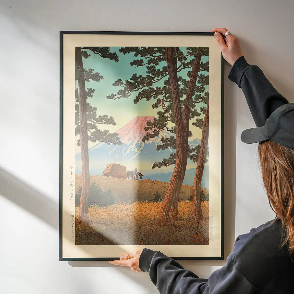 Evening at Tagonoura Print by Hasui Kawase