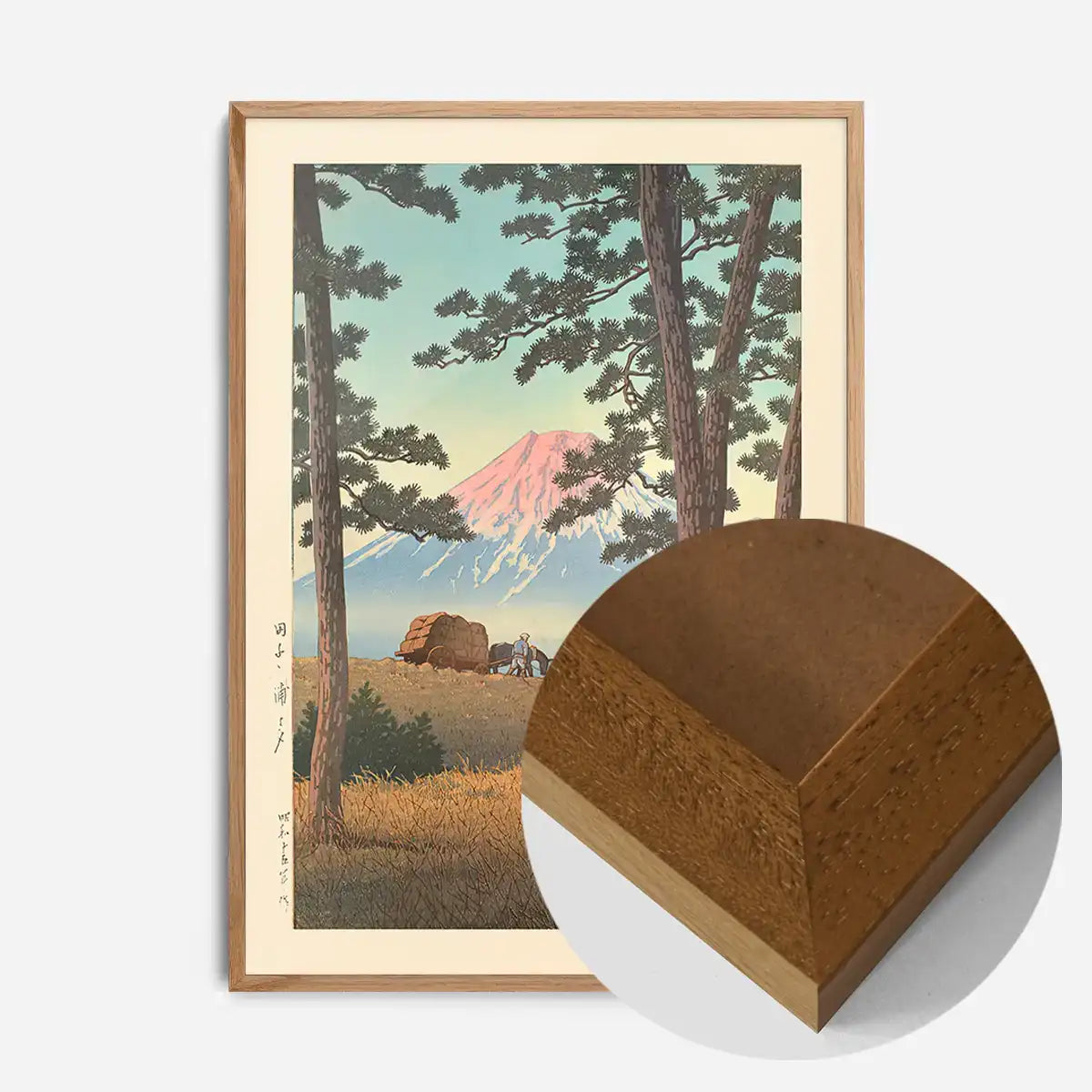 Evening at Tagonoura Print by Hasui Kawase
