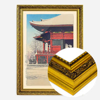 Fine Day After Snow at Asakusa Kannon Temple Print by Hasui Kawase