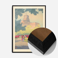 Hibiya Park in Spring Print by Hasui Kawase