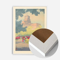 Hibiya Park in Spring Print by Hasui Kawase