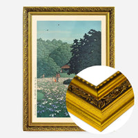 Iris Garden at Meiji Shrine, Tokyo Print by Hasui Kawase