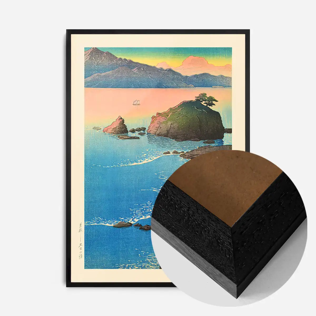 Kude Beach in Wakasa Print by Hasui Kawase