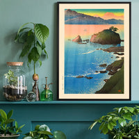 Kude Beach in Wakasa Print by Hasui Kawase