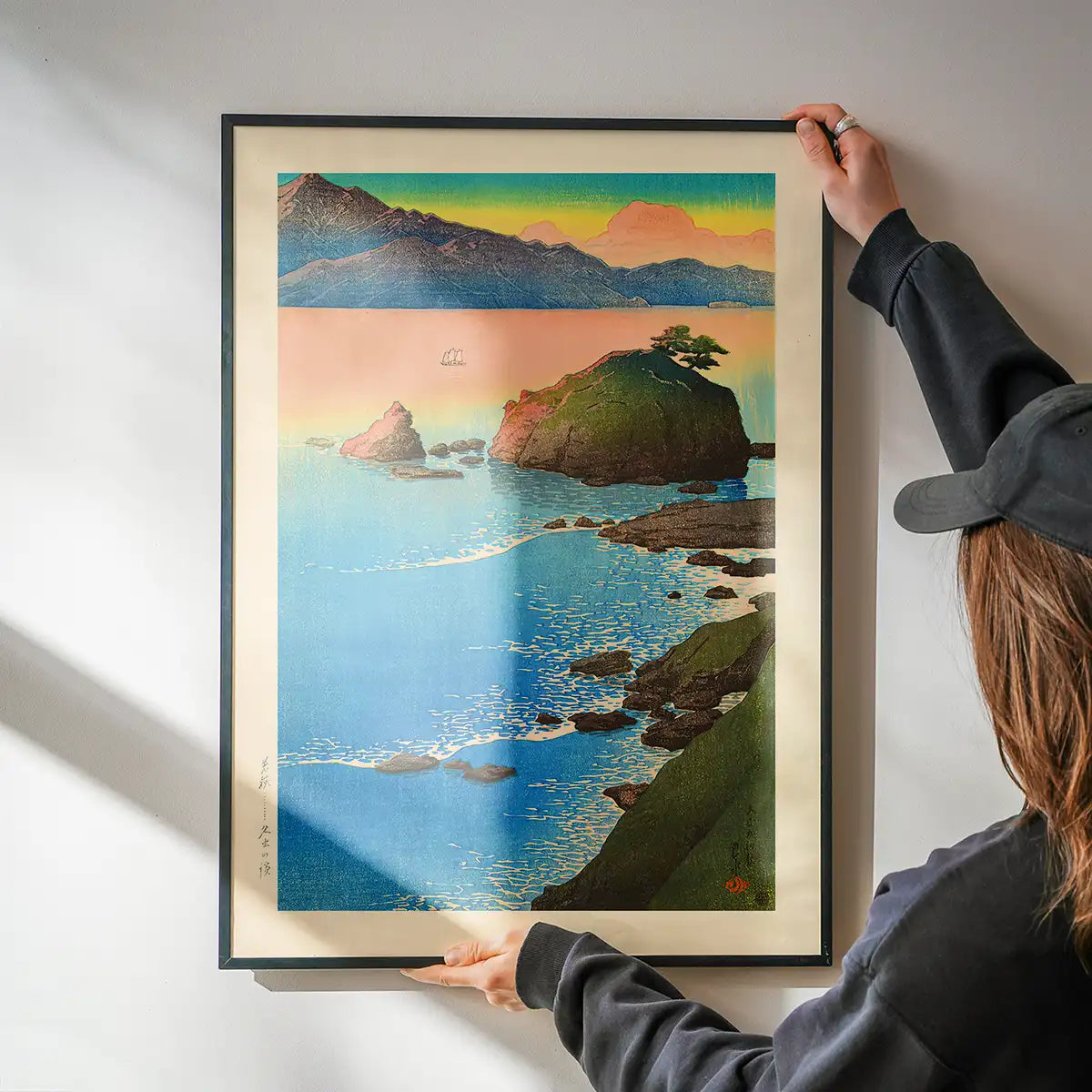Kude Beach in Wakasa Print by Hasui Kawase