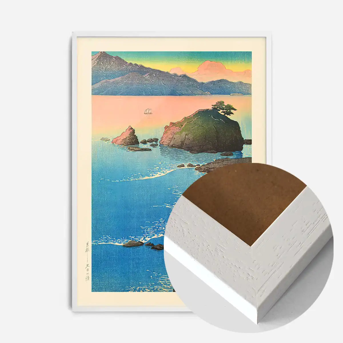 Kude Beach in Wakasa Print by Hasui Kawase