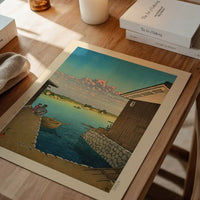 Morning in Yobuko, Hizen Print by Hasui Kawase