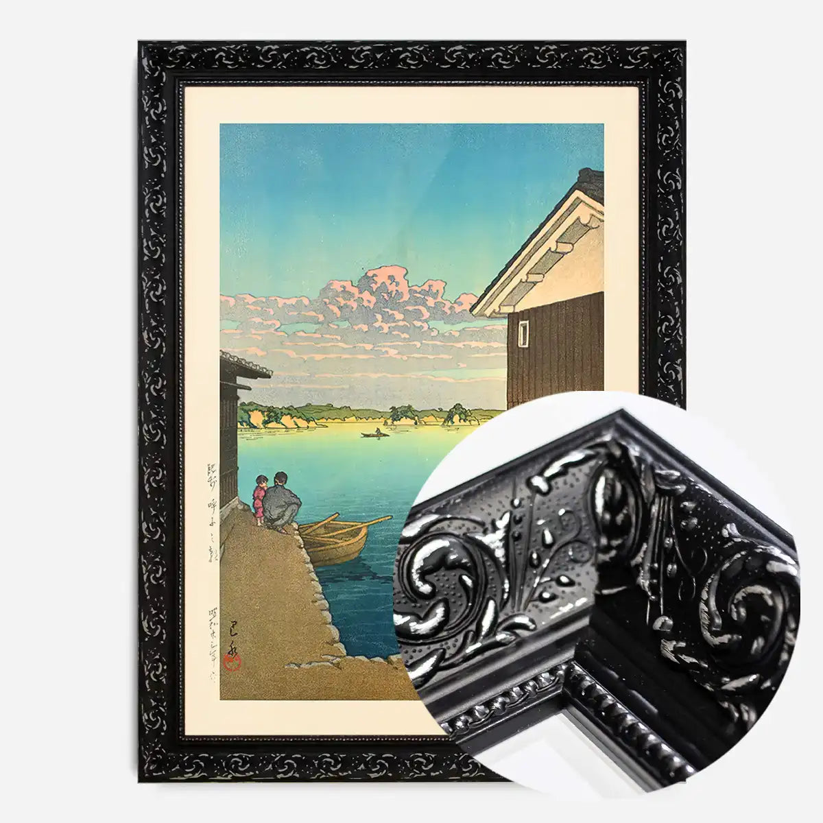 Morning in Yobuko, Hizen Print by Hasui Kawase