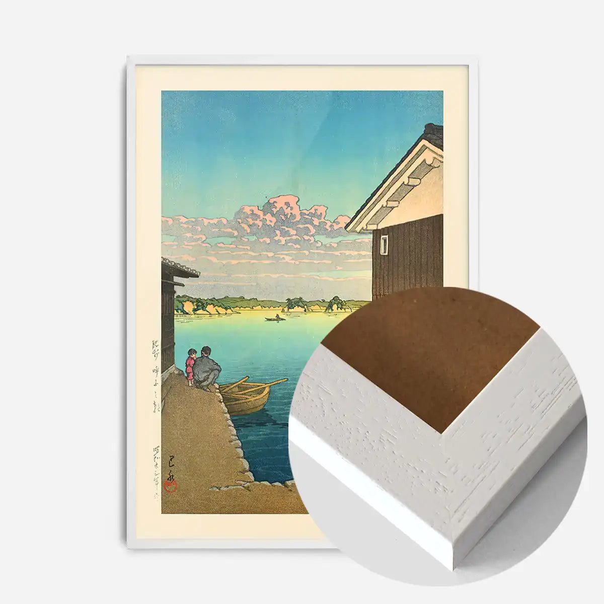Morning in Yobuko, Hizen Print by Hasui Kawase