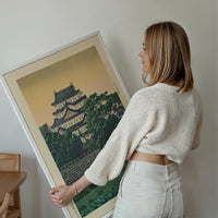 Nagoya Castle Print by Hasui Kawase