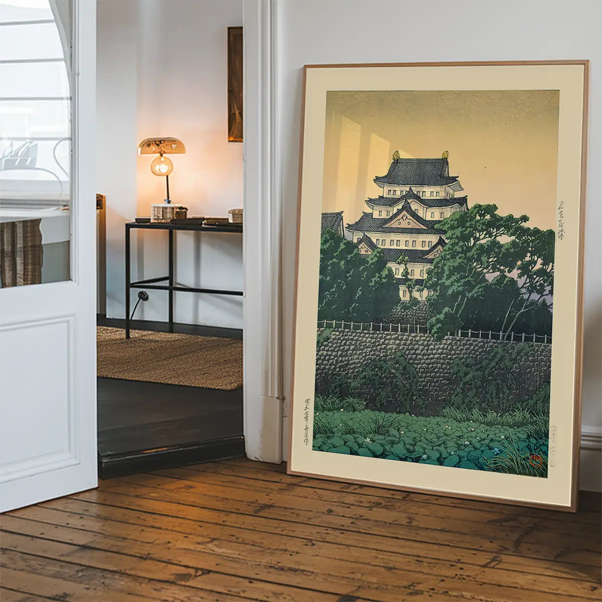 Nagoya Castle Print by Hasui Kawase