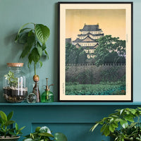 Nagoya Castle Print by Hasui Kawase