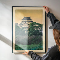 Nagoya Castle Print by Hasui Kawase