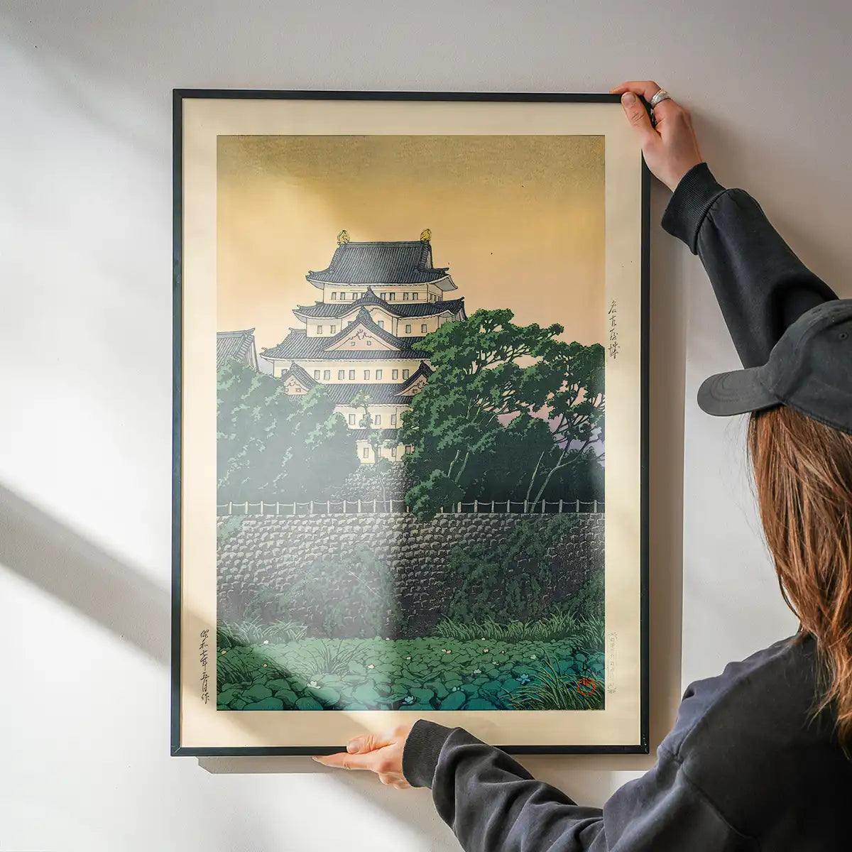 Nagoya Castle Print by Hasui Kawase