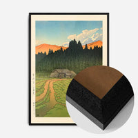 Nakayama Plain, Miyagi Prefecture Print by Hasui Kawase