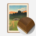 Oak Wood Frame