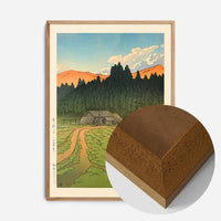 Nakayama Plain, Miyagi Prefecture Print by Hasui Kawase
