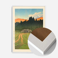 Nakayama Plain, Miyagi Prefecture Print by Hasui Kawase