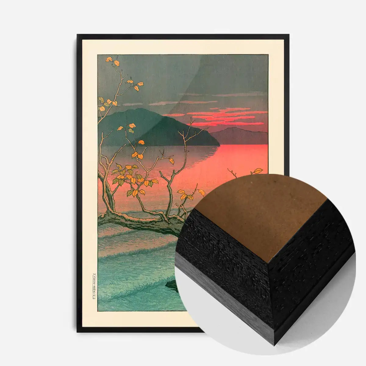 Nenokuchi Lake Print by Hasui Kawase