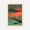 Nenokuchi Lake Print by Hasui Kawase