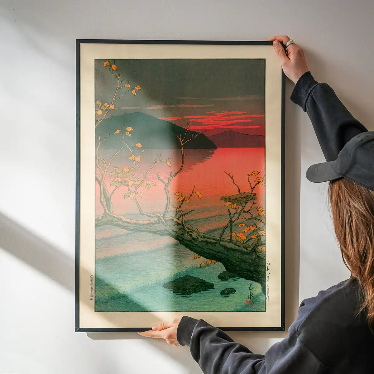 Nenokuchi Lake Print by Hasui Kawase