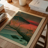 Nenokuchi Lake Print by Hasui Kawase